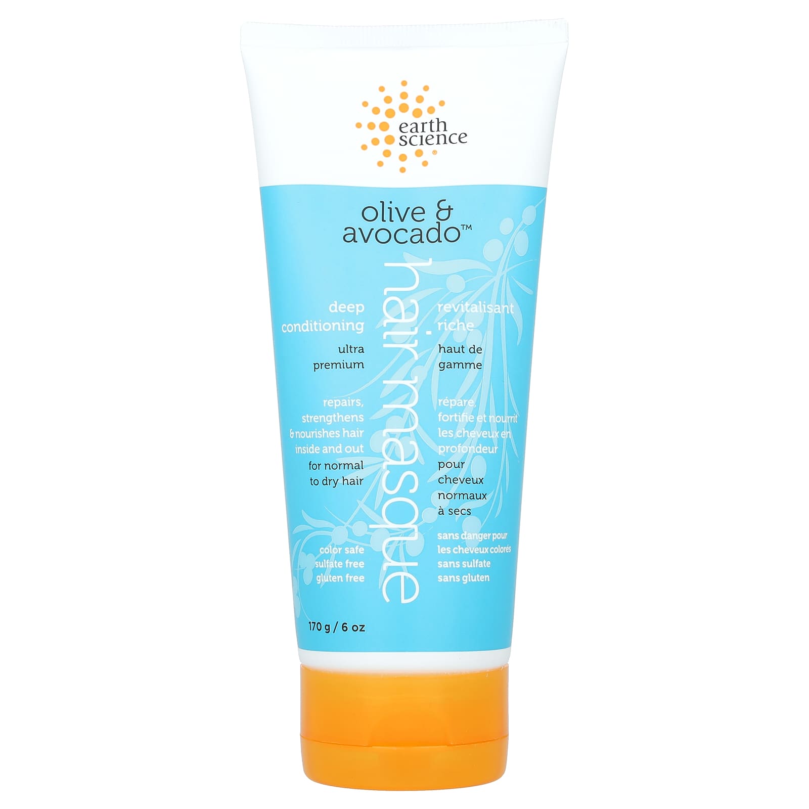 Earth Science, Deep Conditioning, Hair Mask, Olive & Avocado, 6 oz (170 g)