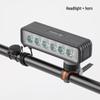 Far de bicicletă Lishi 500 lumeni cu claxon