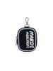 [mardimercredi] BRUSH LOGO BALL POUCH_NAVY WHITE