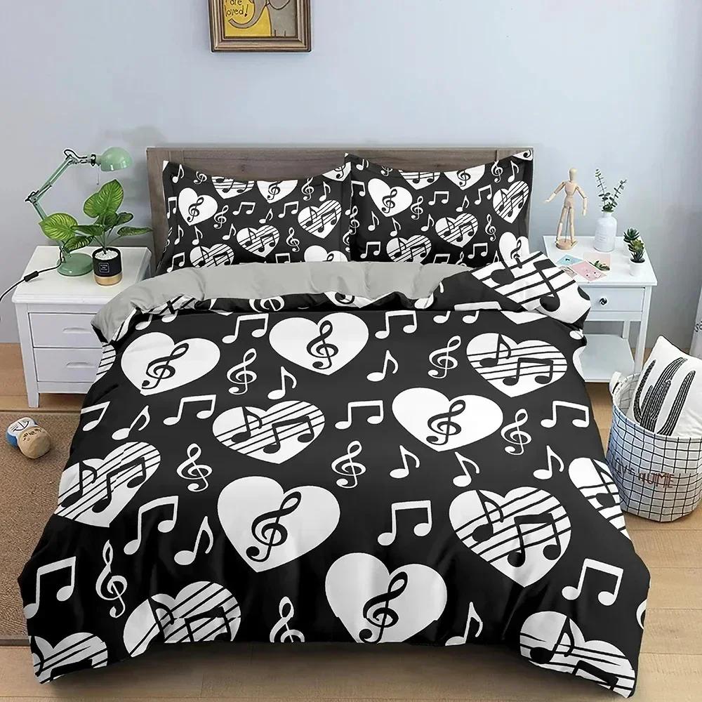 New 3D Love Heart Duvet Cover Valentines Gift Bedding Set for Girls Women Couples Soft Polyester Quilt Cover Home Textile