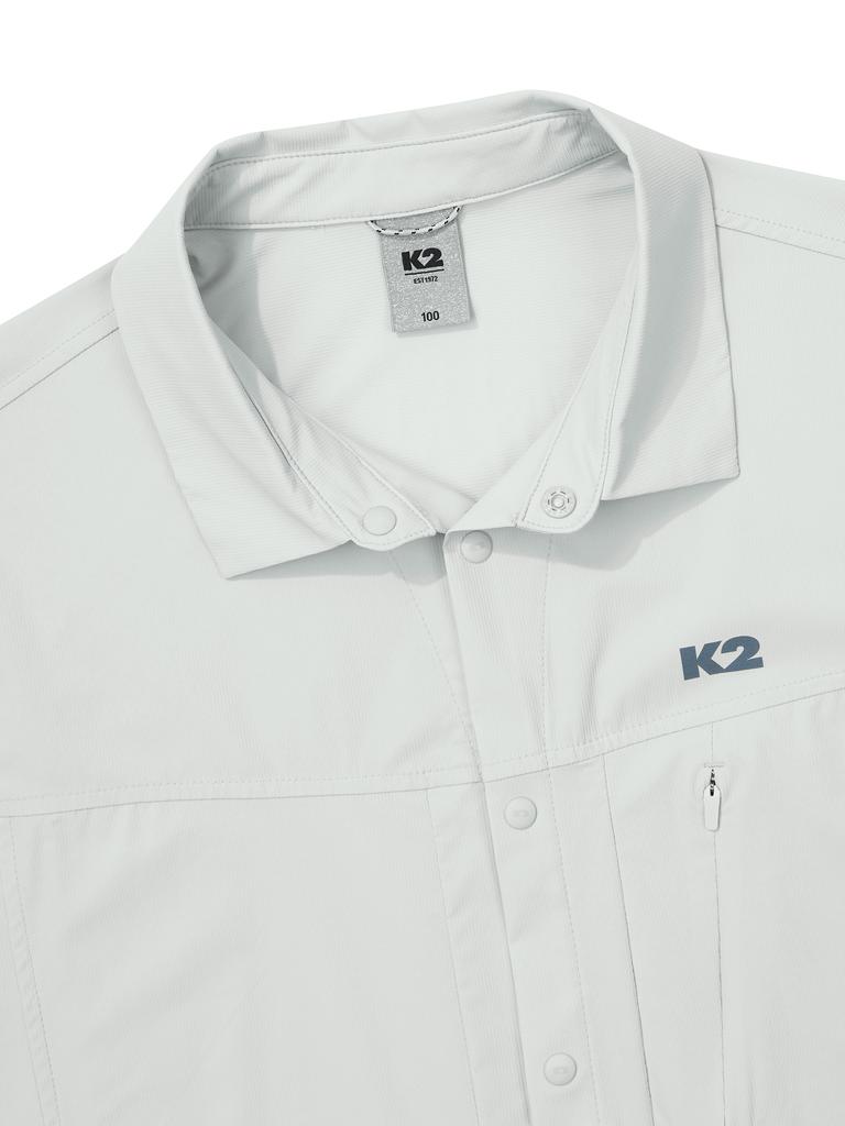 K2 Ktr Airdive Short Sleeve Shirt_Shimmer Grey