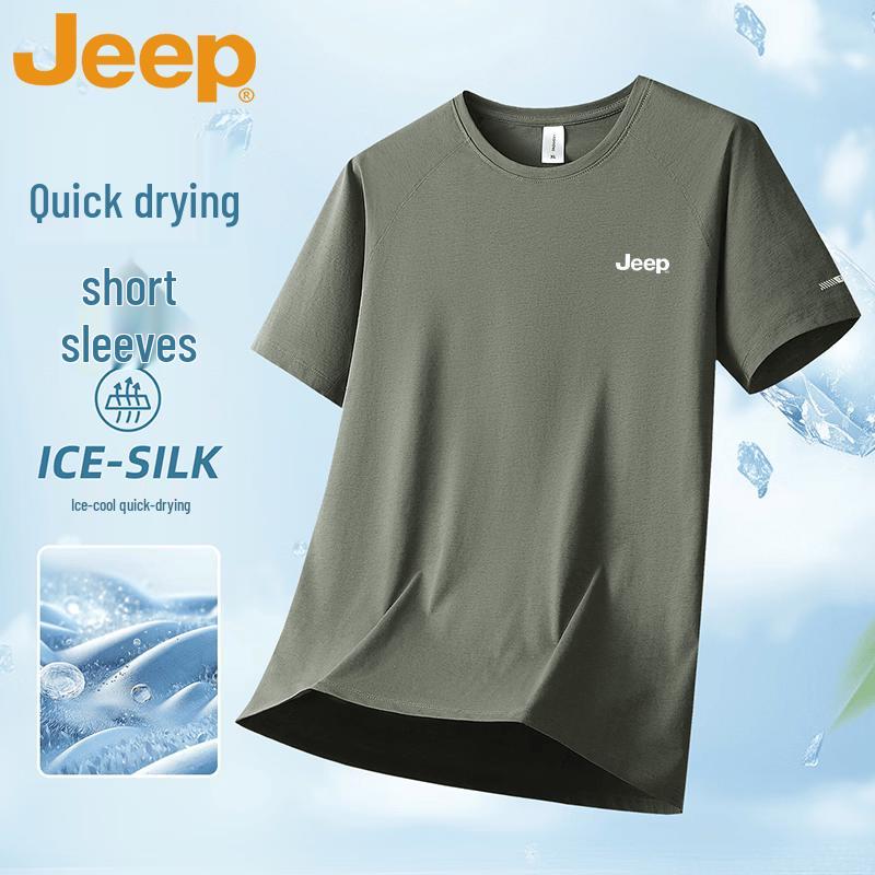 JEEP Men's Quick-Dry Loose Fit T-Shirt