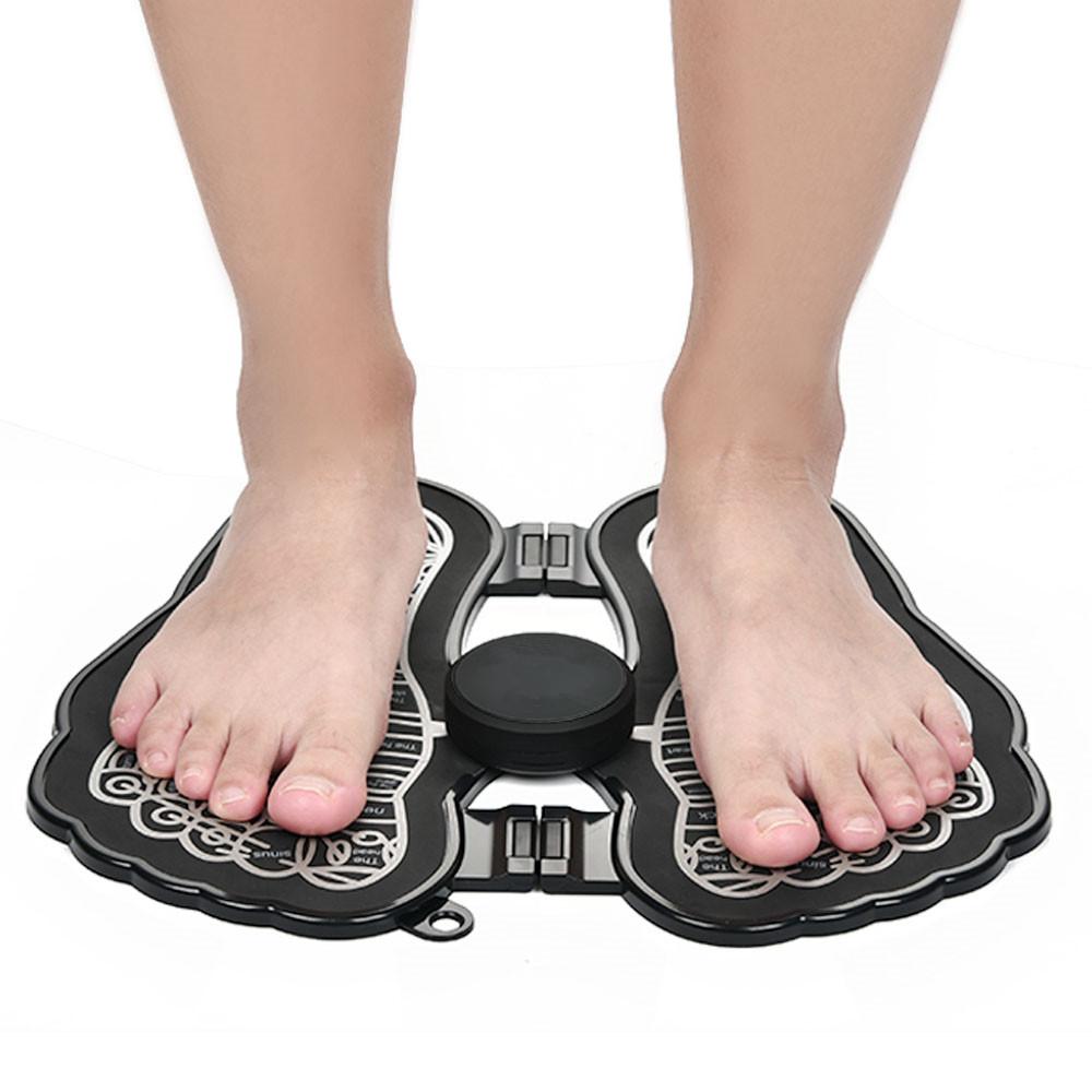 Electric Foot Massager Leg Reshaping Pad Feet Muscle Stimulator Mat Stock