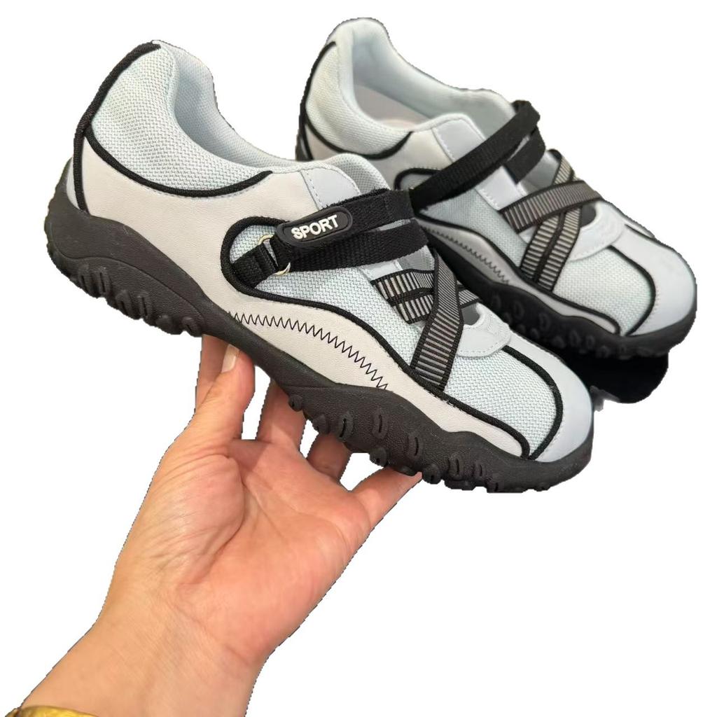 Height-increasing ballet sandals women's 2025 summer new breathable sports Mary Jane shoes platform casual moral training shoes