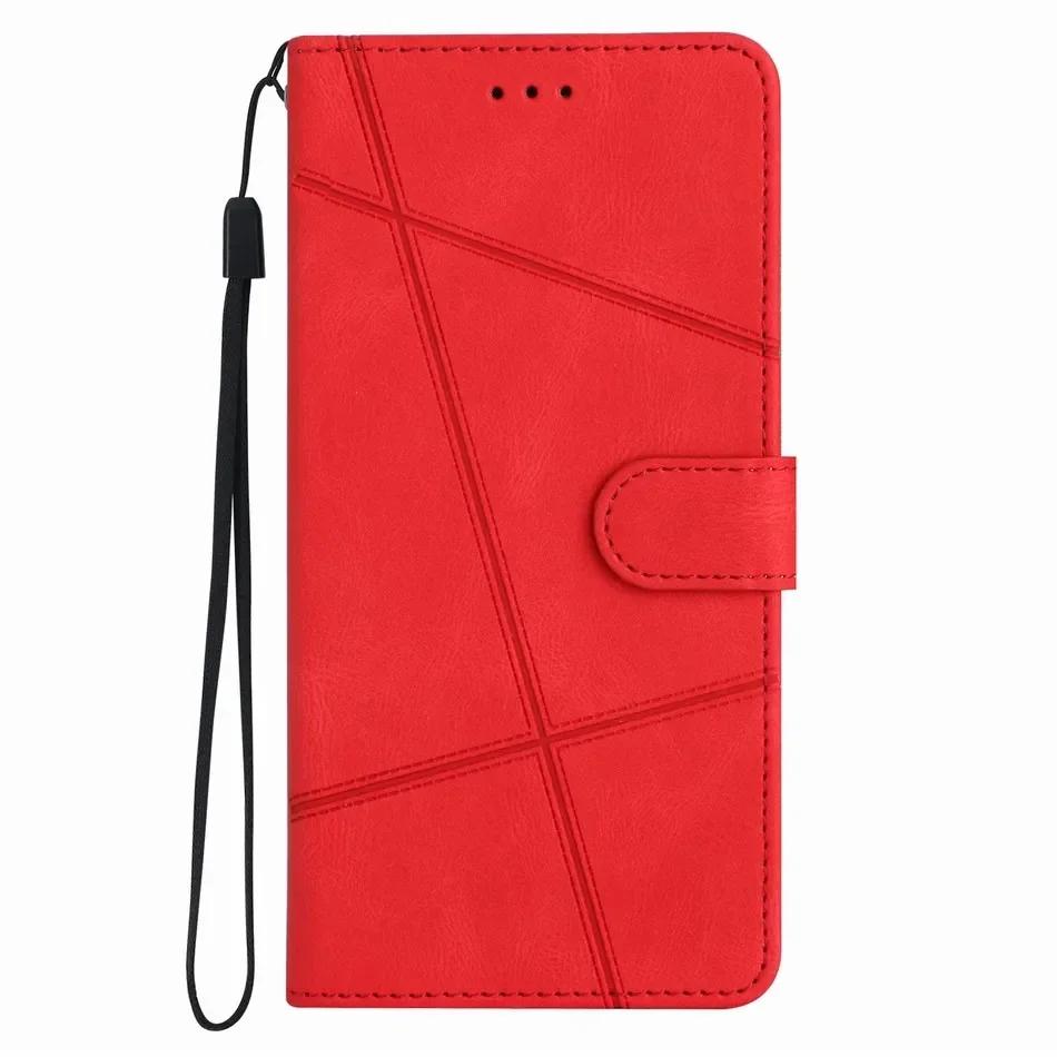 

Simple Line Phone Case For Huawei Honor X60 Pro 400 Lite X30i X5B Plus X6A X6C X7 X7B X8 X8A X9C 5G Wallet Cash Slots Flip Coque For Honor X60 Pro 5G