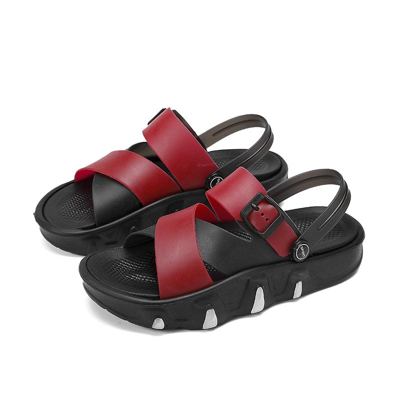 Hot Sale Fashion Men Summer Sandals 2025 Rubber Jelly Shoes Men Designer Slippers Flat Platform Sandals Men Sandalias Hombre