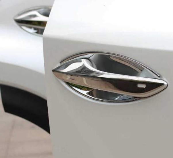 FUKUARE Capa Maçaneta Porta Lexus NX200t NX300h Compatível Chave Inteligente Prateado Exterior Peças Customizadas