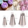 3 Teile/satz Große Icing Piping Gebäck Düse Tipps Backen Werkzeuge Kuchen Dekor