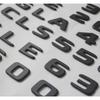 Letters Number For Mercedes Benz Matte Black X166 W166 GLS43 GLS53 GLS 63 S AMG V8 BITURBO 4MATIC Trunk Emblems Badges Symbols