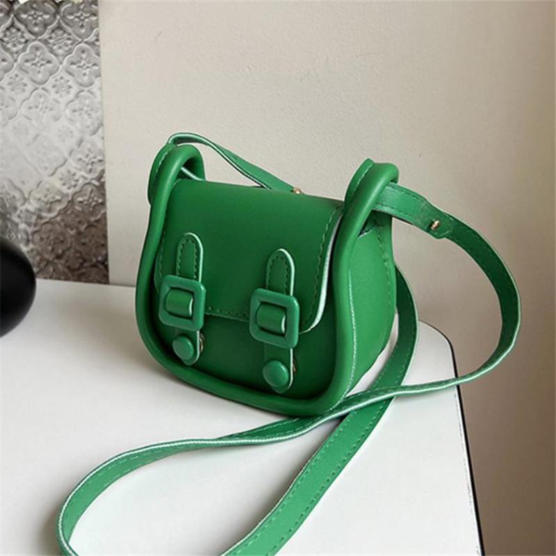 Chic Mini Saddle Bag  Lipstick Bag for Women Stylish Vintage Simple Small Handbag Shoulder Bag for Girls Square Crossbody Bag