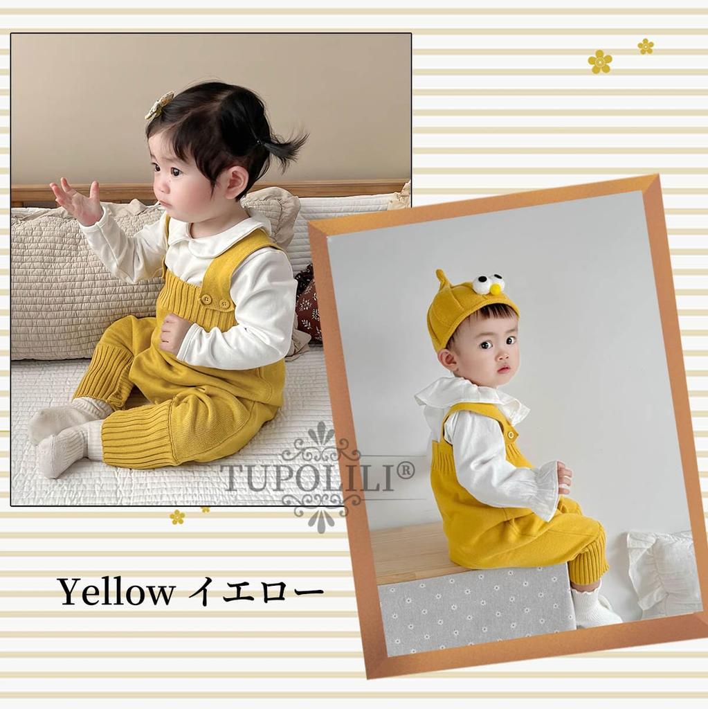 TUPOLILI Baby Baby Perfect for Baby and and Outdoor Wear Clothes, Coveralls, Overalls, Rompers, Knit, 100% Cotton, Showers, Spring, Summer, Autumn,