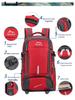 Men's Large Capacity Outdoor Backpack for Travel and Leisure