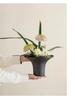 Large Ceramic Phalaenopsis Orchid Vase - Indoor Ornament for Living Room or Desktop, Ideal Gift