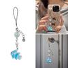 Small Fish Bead Pendant Phone Charm Hangings Rope Sweet Phone Chain Strap Bag Decoration Lanyard Keychain Accessory