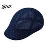 Lehká kšiltovka na ochranu před sluncem Unisex Retro klobouk Prodyšná síťovina Fedora Pro každodenní dojíždění Měkký polyesterový plážový klobouk Skládací Jednobarevný Krátký okraj