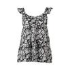 Lightweight Rayon Cotton Flower Print Daywear[vdw5028]