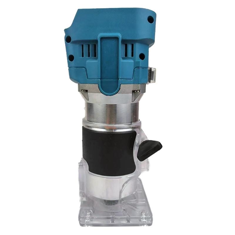 18V Akku-Oberfräsen Trimmer Bürstenlos Einhandbedienung Einstellbar 6 Einstellungen Spannzangengrößen 1/4", 6mm, 8mm 700W Kommt