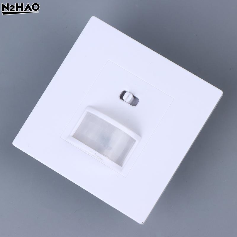 1/2/3PC AC110-240V DC9-24V LED PIR Motion Sensor Switch 2wire Human Infrared Automatic Sensing Adjustable Time Delay SwitchPanel