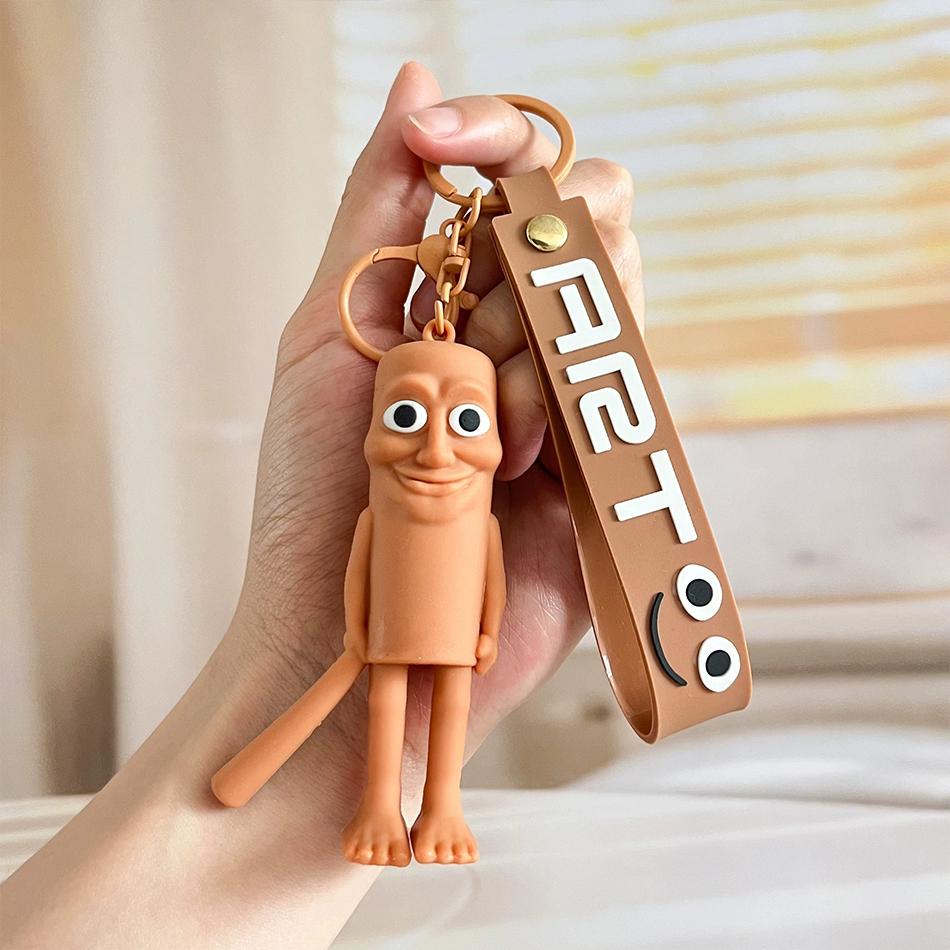 Italian Brainrot Animals Figure Keychains Tung Tung Tung Sahur Tralalero Tralala Ballerina Cappuccino Doll Keyrings Bags Pendant
