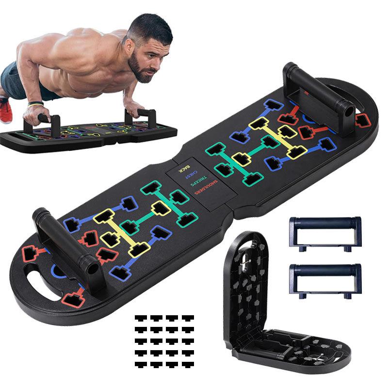 

Foldable Multi-Functional Push-Up and Ab Exercise Board for Home Fitness