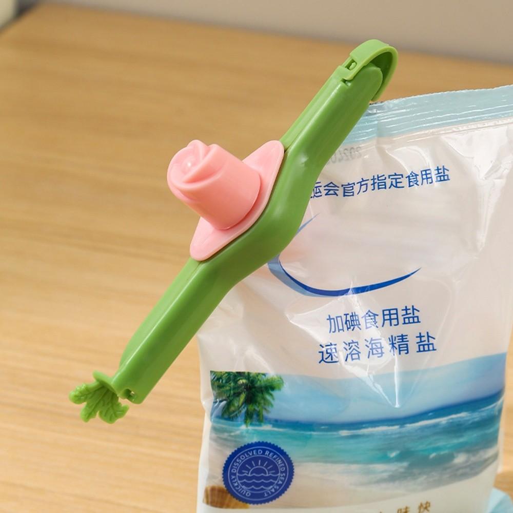 Easy To Open Sealing Clip Tulip-shaped Food Bag Clip New Moisture-proof Clips