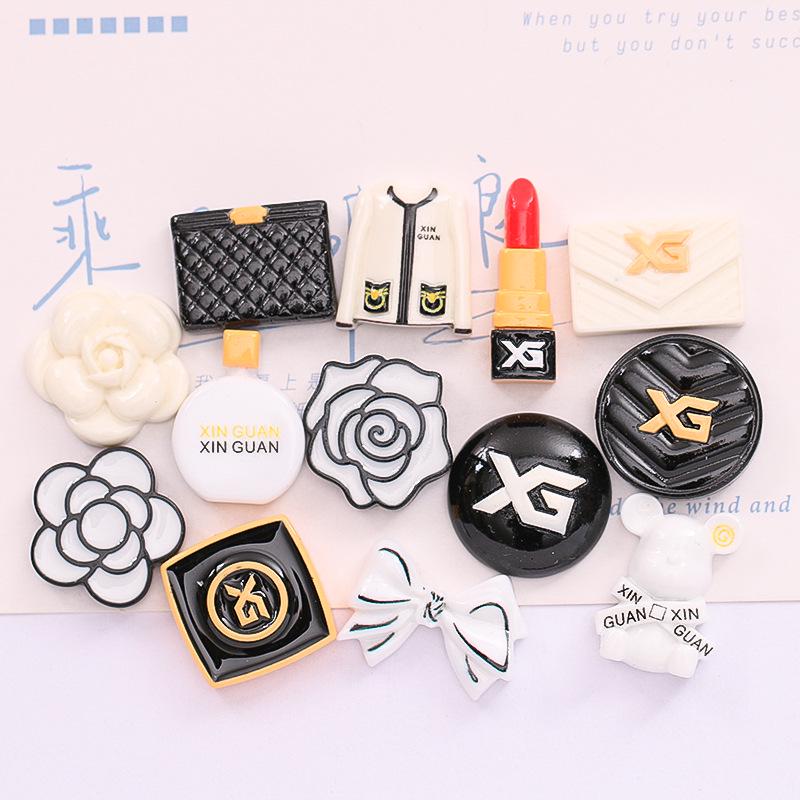 Premium Brand Accessories: Bags, Perfumes, Lipsticks, DIY Cream, Glue, Phone Cases, Shoe Buckles, Hair Clips, Resin Jewelry.