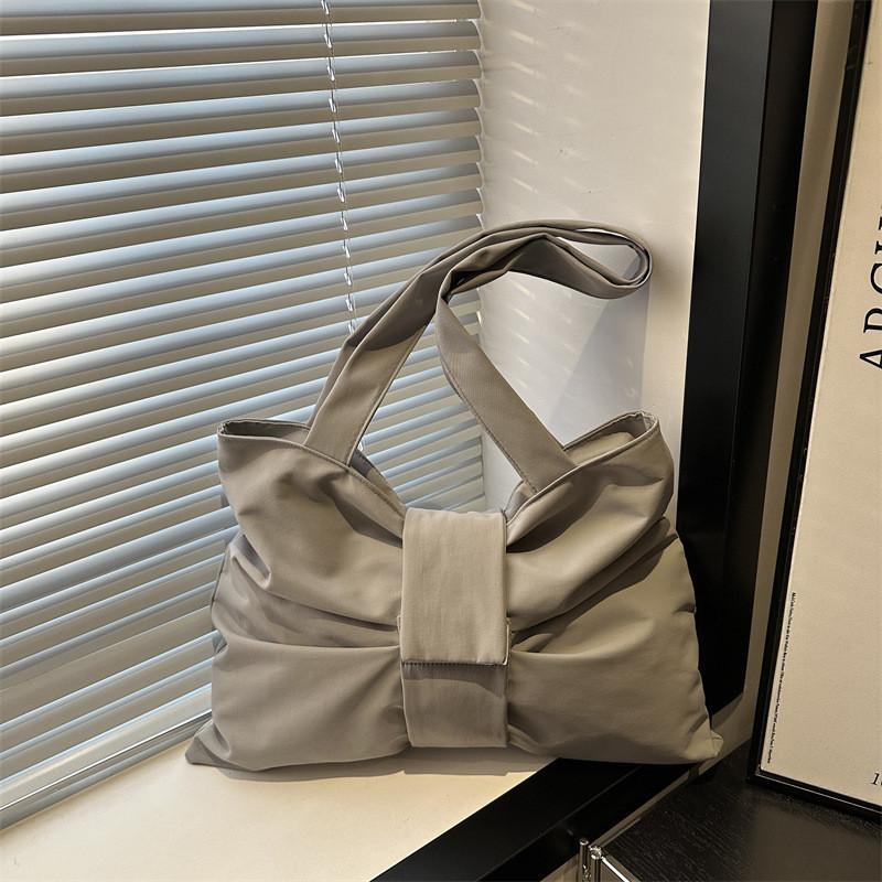Street Style Butterfly Knot Tote Bag With Large Capacity For Daily Use