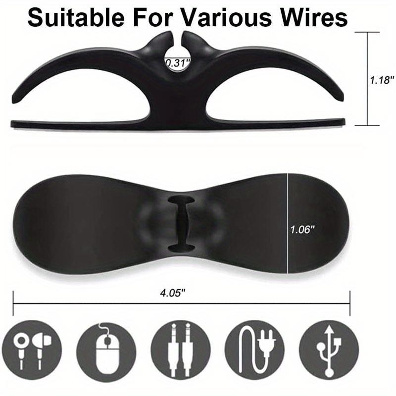 10 pezzi Clip Organizer Cavo in Plastica, Avvolgicavo Adesivo per Elettrodomestici da Cucina, Fascette per Gestione Cavi per Friggitrice ad Aria, Macchina da Caffè, Frullatore