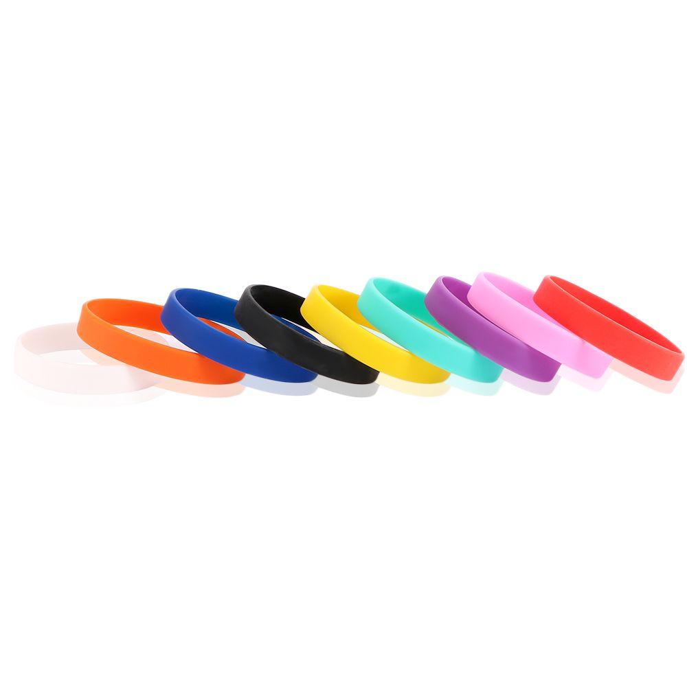 Multicolor Bracelets Ring Fashion Colorful Rubber Hand Silicone Bracelet Wristband Basketball