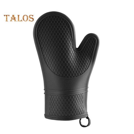 1Pc Heat Resistant Baking Glove Non-Slip Anti-Scald Oven Mitt for Microwave Cooking Baking Kitchen Use