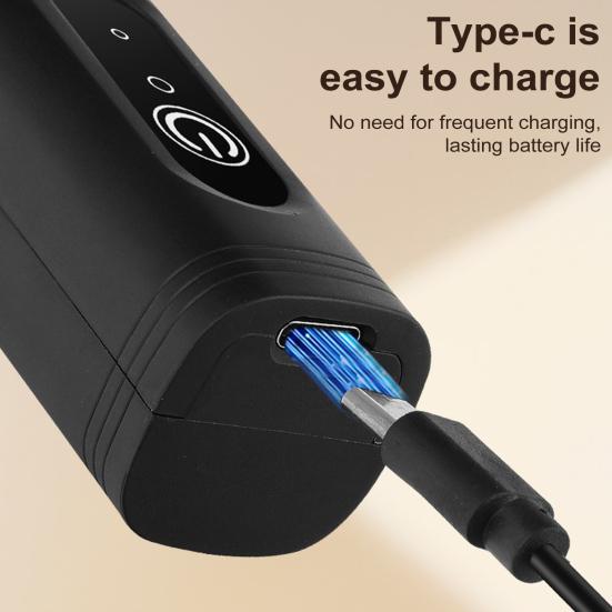 Handheld Milk Frother Wand for Coffee Electric Egg Beater Triple Speed Adjustment Rechargeable Drink Mixer for Home