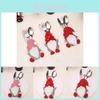 Cartoon Faceless Doll Cutlery Set Festive Christmas Table And Kitchen Decoration Props