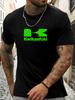 Short Sleeve TShirt Kwikasfuki Mens 100 Cotton Pattern Printed Shirt Summer Round Neck Breathable Casual Fashion Cool Tee
