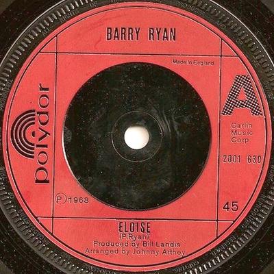7-tums skiva BARRY RYAN / LOVE ALWAYS COMES TOMO - Eloise 2001630 Polydor 1976 UK Rock Begagnad