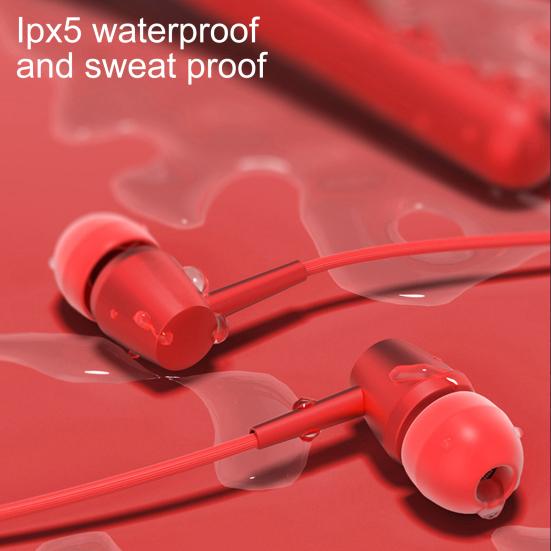 Bluetooth-kompatibler Kopfhörer Nackenbügel Universal Kabellos Stereo Geräuschunterdrückung Gaming Ohrhörer für Sport