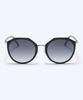Alloaiweeo [Silverbite] Sbs4601 0911G Margaret Soltex Black Sunglasses