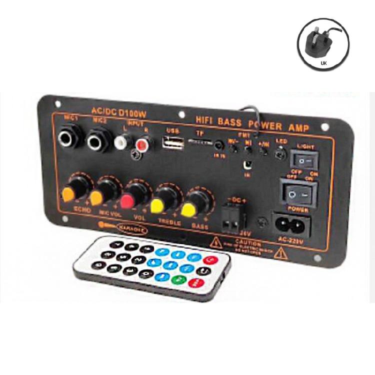 HIFI-Remote Control Power Amplifier Board 110v 220v 12/24v Car Speaker Subwoofer