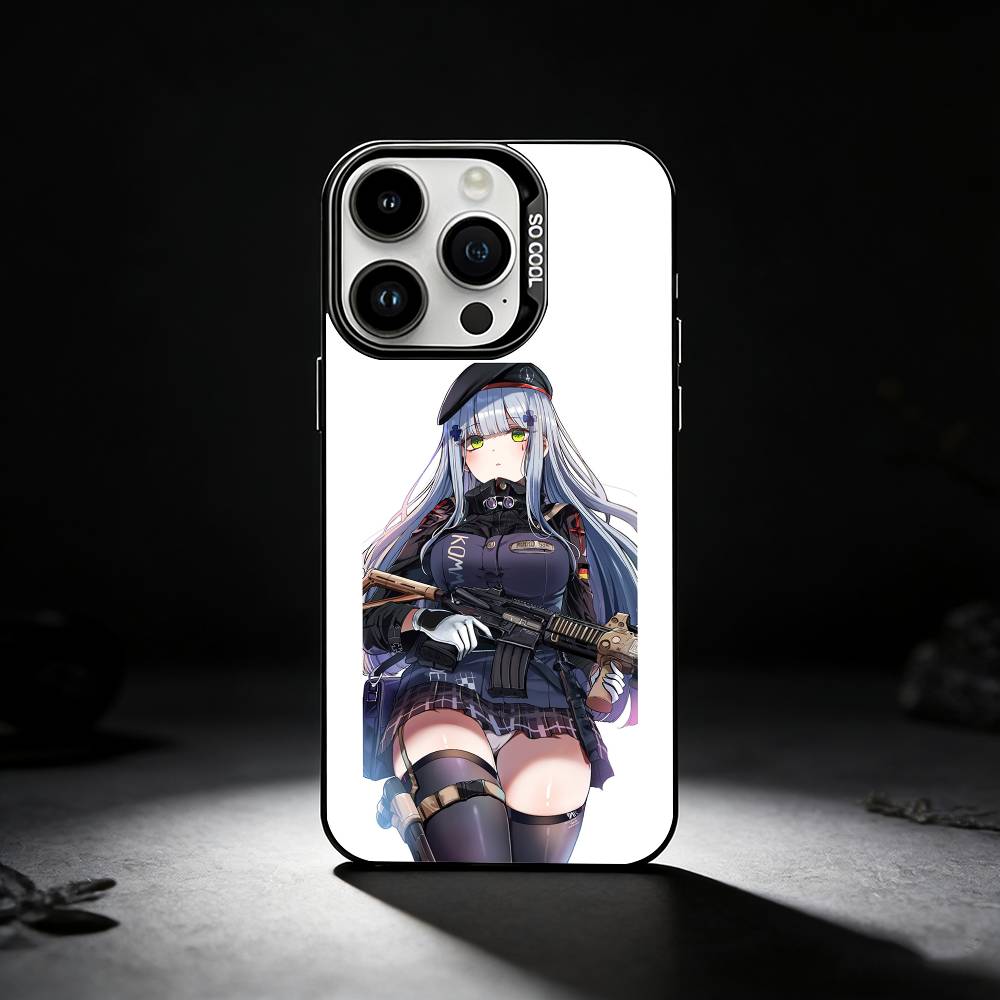 

Guns HK-416 Phone Case For iPhone 17,16,15,14,13,12,11 Plus,Pro Max,XS,Colored silver phone case iPhone16pro