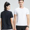 Mens Running T-shirt Breathable Trainin Tops Outdoor Workout Sweatshirt Male Muscle Fit Short Sleeve Tees Gym Sweatshirt Elastic