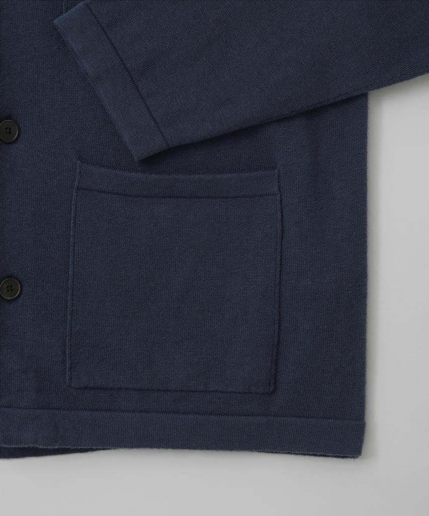 Another Office Knitted Coverall Jacket (French Navy)