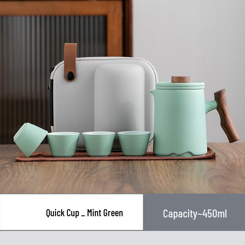 Portable Ceramic Kung Fu Tea Set