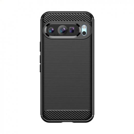 

Phone Case For Google Pixel 9 ,flexible Tpu Fiber Protective Cover For Google Pixel 9 чёрный