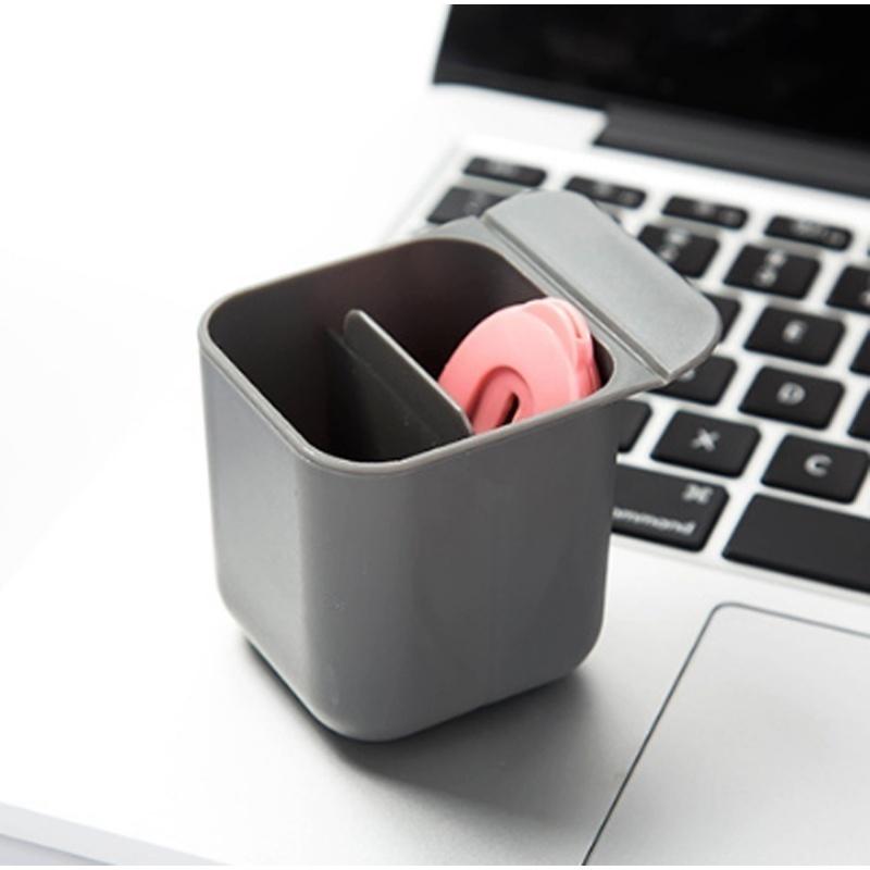 1 Pcs Multifunction Creativity Desktop Monitor Pocket Pen Holder Office Desk Stationery Pen Storage