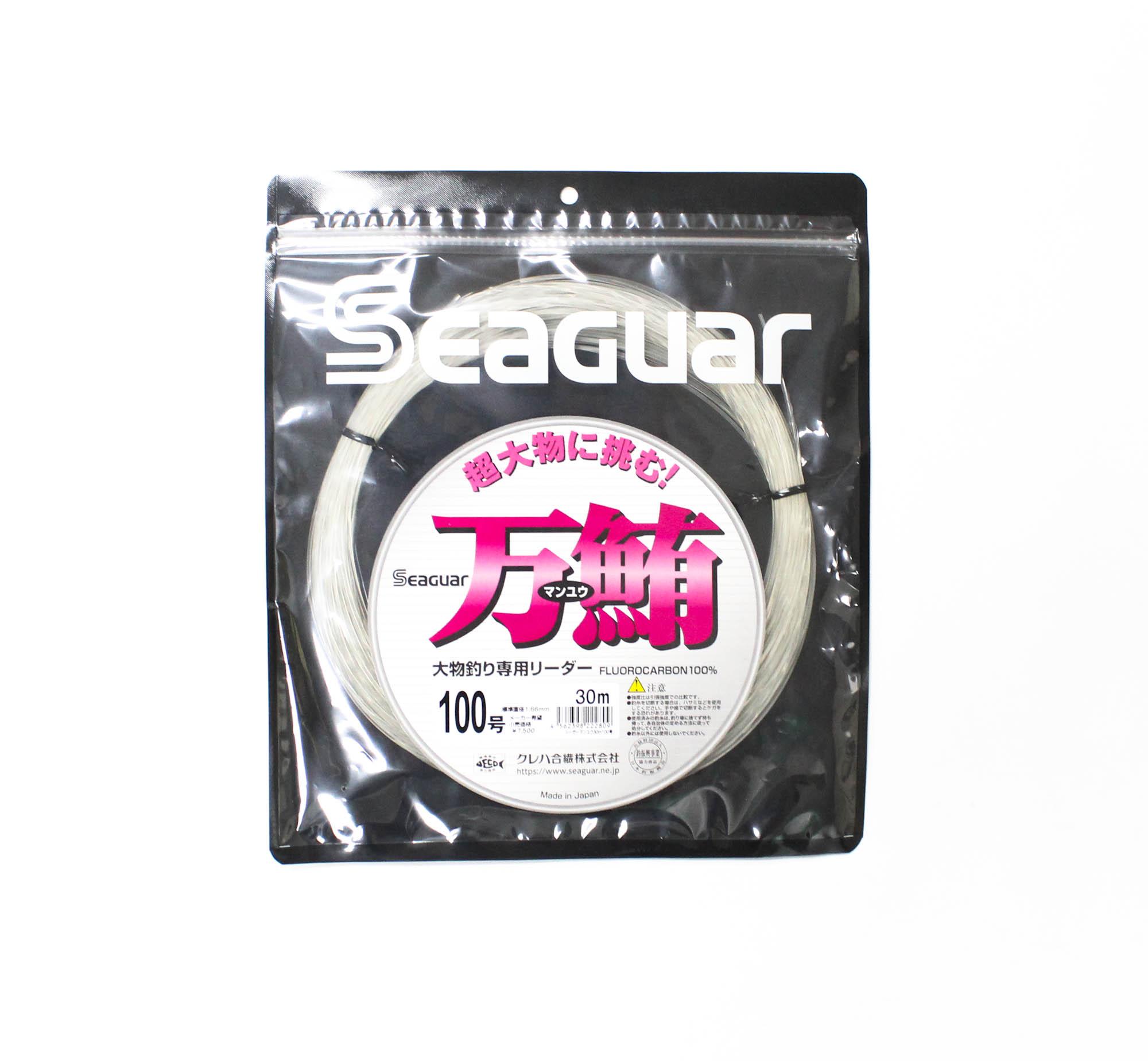 

Seaguar Флюорокарбоновая леска Manyu Shock Leader 30 м Размер 100 (2809) чистый