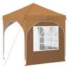 Pop Up Party Tent 192 X 192 X 245 Cm Beige
