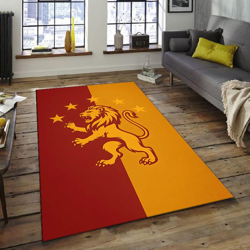 1pc Football Team Design Area Rug - Non-Slip, Soft & Cozy Floor Mat for Living Room, Bedroom, Office - Indoor/Outdoor Decorative Carpet