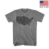 National Parks Shirt USA Map of Parks Collection Camping Hiking T-Shirt Outdoor