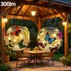Solar‑Powered Metal Hanging Butterfly Lantern Outdoor Light Yard Decor Ornament for Garden Patio Holiday Festival Home Decoration Gift Supplies