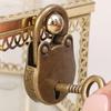 Vintage Mini Bear Head Padlock Alloy Metal Locks for Keys Jewelry Bags Storage Box Luggage Diary Book Hardware Lock Accessories