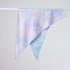 New Korean Version of Small Fresh Imitation Silk Triangular Scarf Decorative Versatile Small Scarf Women's Light Luxury Triangular Silk Scarf
